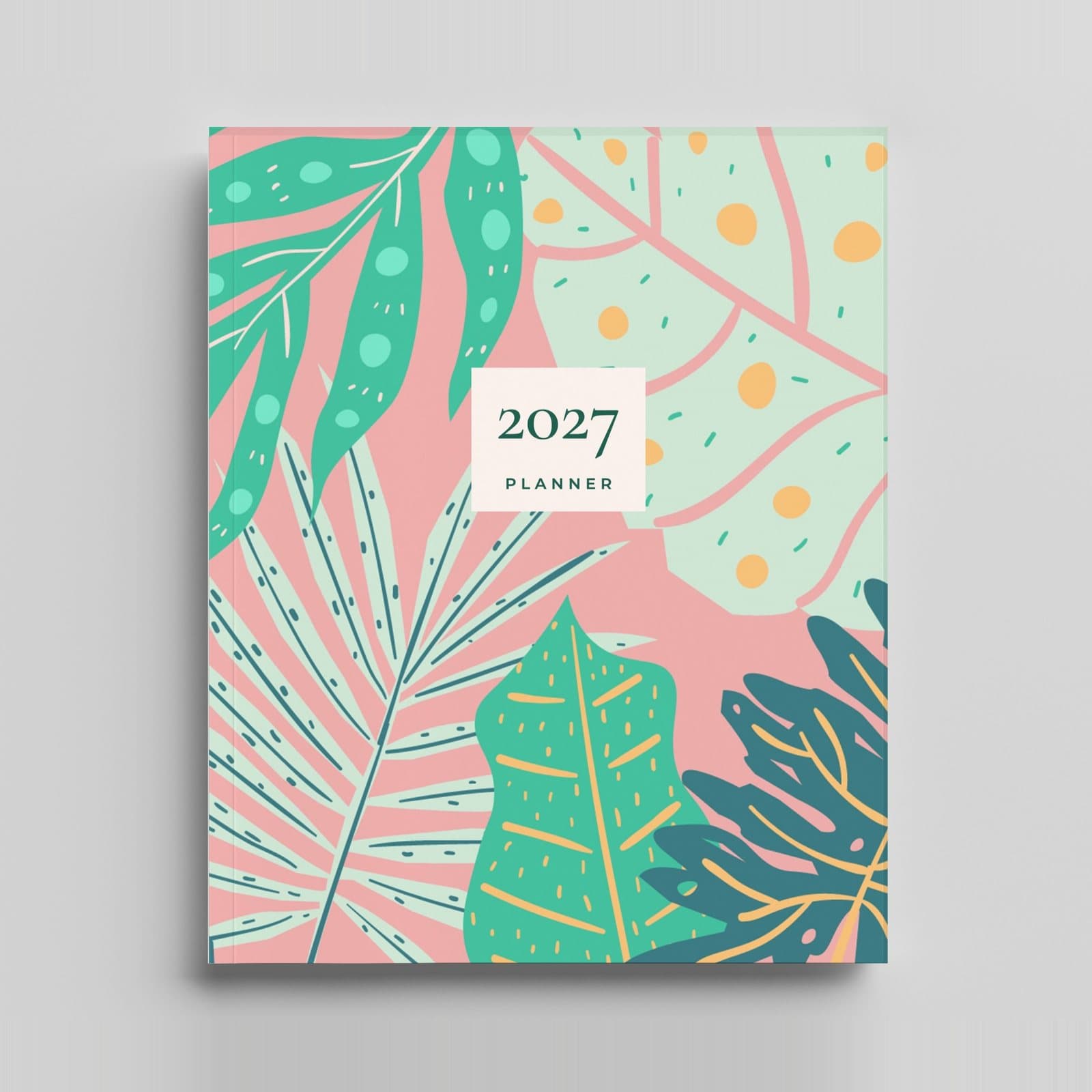2027 Planner, Leaves cover — Skitbooks